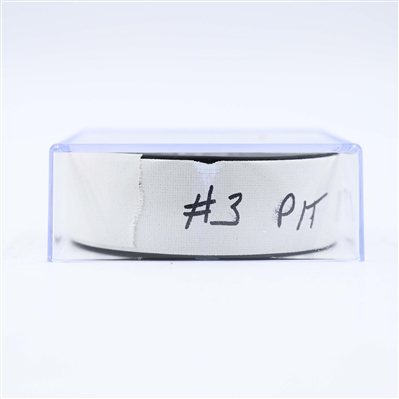 Bryan Rust - Pittsburgh Penguins - Goal Puck - January 18, 2025 vs. Washington Capitals (Capitals' 50th Anniversary Logo)