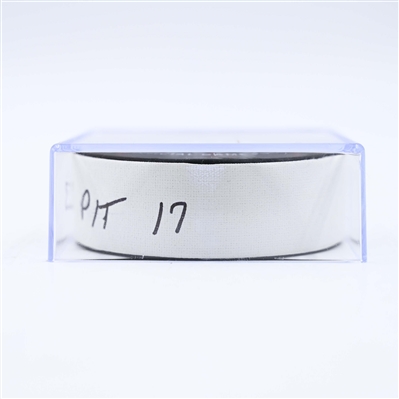 Bryan Rust - Pittsburgh Penguins - Goal Puck - January 18, 2025 vs. Washington Capitals (Capitals' 50th Anniversary Logo)