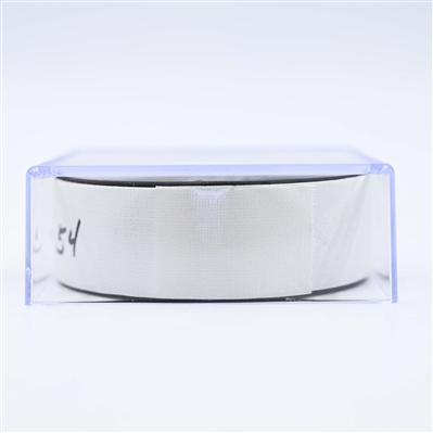 Dylan Samberg - Winnipeg Jets - Goal Puck - February 1, 2025 vs. Washington Capitals (Capitals' 50th Anniversary Logo)