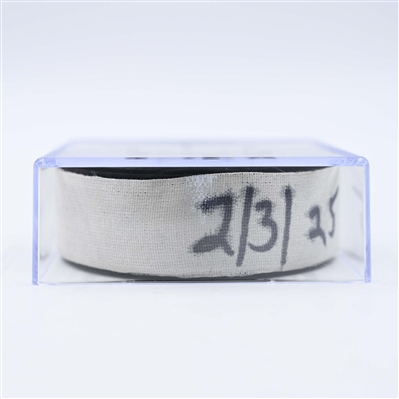 Jake Sanderson - Ottawa Senators - Goal Puck - February 3, 2025 vs. Nashville Predators (Predators Logo)