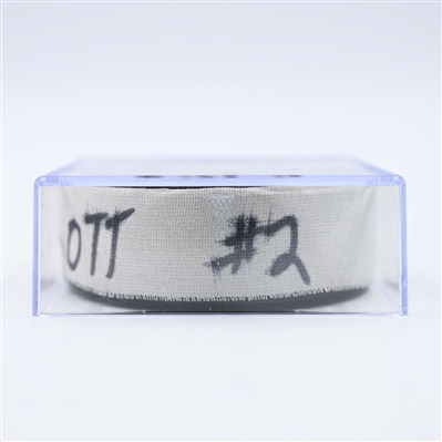 Jake Sanderson - Ottawa Senators - Goal Puck - February 3, 2025 vs. Nashville Predators (Predators Logo)