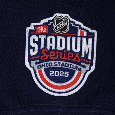 Cole Sillinger - Navy Photo Shoot-Worn Jersey - 2025 Stadium Series