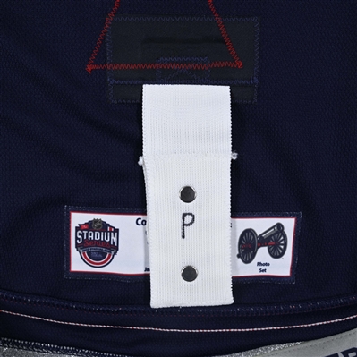 Cole Sillinger - Navy Photo Shoot-Worn Jersey - 2025 Stadium Series