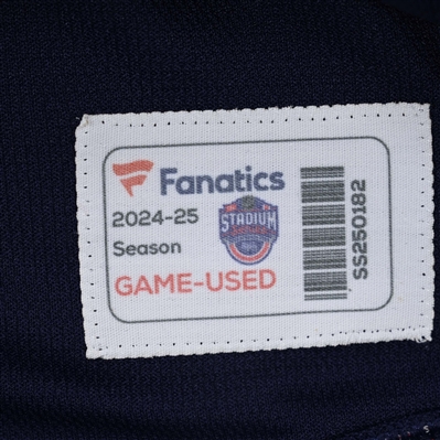 Cole Sillinger - Navy Photo Shoot-Worn Jersey - 2025 Stadium Series