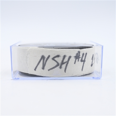 Brady Skjei - Nashville Predators - Goal Puck - February 8, 2025 vs. Buffalo Sabres (Predators Logo)
