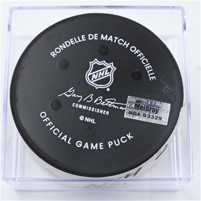 Steven Stamkos - Nashville Predators - Goal Puck - January 16, 2025 vs. Chicago Blackhawks (Predators Logo)