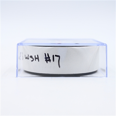 Dylan Strome - Washington Capitals - Goal Puck - February 9, 2025 vs. Utah Hockey Club (Capitals' 50th Anniversary Logo)