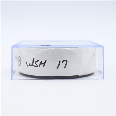 Dylan Strome - Washington Capitals - Goal Puck - February 23, 2025 vs. Edmonton Oilers (Capitals' 50th Anniversary Logo)