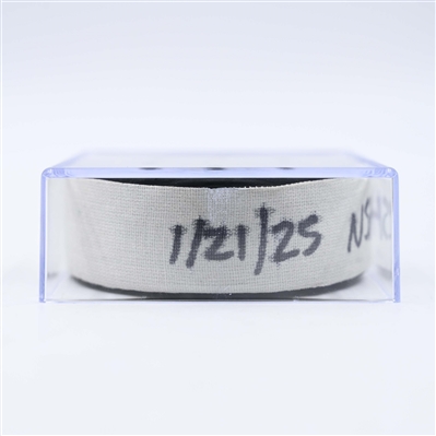 Fedor Svechkov - Nashville Predators - Goal Puck - January 21, 2025 vs. San Jose Sharks (Predators Logo)