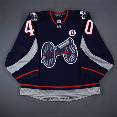 Daniil Tarasov - Navy Photo Shoot-Worn Jersey - 2025 Stadium Series