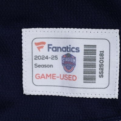 Daniil Tarasov - Navy Photo Shoot-Worn Jersey - 2025 Stadium Series