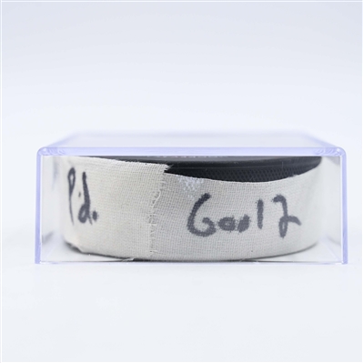 Tomas Tatar - New Jersey Devils - Goal Puck - January 19, 2025 vs. Ottawa Senators (Devils Logo)