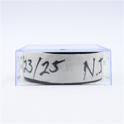 Tomas Tatar - New Jersey Devils - Goal Puck - February 23, 2025 vs. Nashville Predators (Predators Logo)