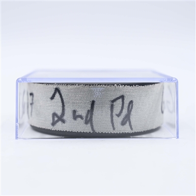 Shea Theodore - Vegas Golden Knights - Goal Puck - February 6, 2025 vs. New Jersey Devils (Devils Logo)