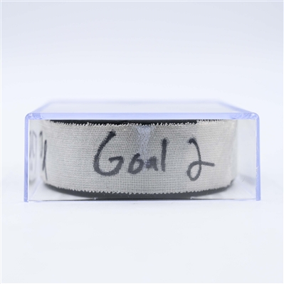 Shea Theodore - Vegas Golden Knights - Goal Puck - February 6, 2025 vs. New Jersey Devils (Devils Logo)