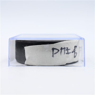 Owen Tippett - Philadelphia Flyers - Goal Puck - February 25, 2025 vs. Pittsburgh Penguins (Flyers Logo)