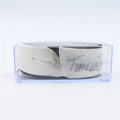 Yakov Trenin - Minnesota Wild - Goal Puck - February 8, 2025 vs. New York Islanders (Wild Logo)