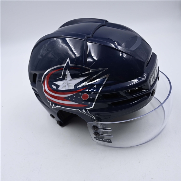 Dmitri Voronkov - Navy, CCM Helmet w/ Bauer Shield - 2025 Stadium Series