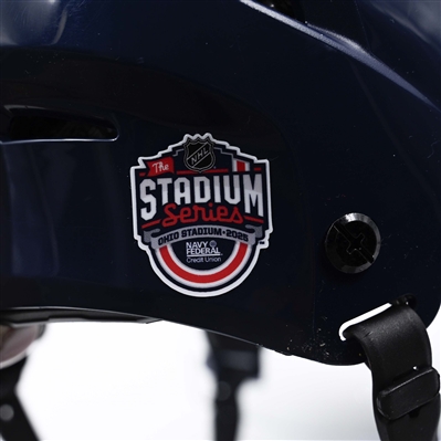 Dmitri Voronkov - Navy, CCM Helmet w/ Bauer Shield - 2025 Stadium Series