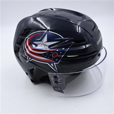 Zach Werenski - Navy, Warrior Helmet w/ Oakley Shield - 2025 Stadium Series