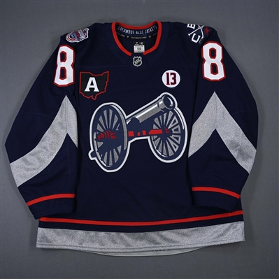 Zach Werenski - Navy w/A Photo Shoot-Worn Jersey - 2025 Stadium Series