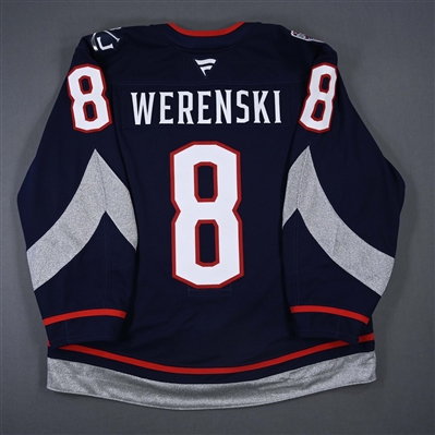 Zach Werenski - Navy w/A Photo Shoot-Worn Jersey - 2025 Stadium Series