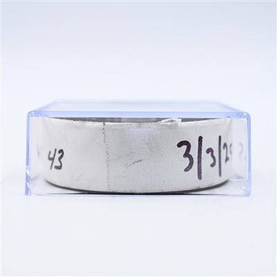 Tom Wilson - Washington Capitals - Goal Puck - March 3, 2025 vs. Ottawa Senators (Capitals' 50th Anniversary Logo)
