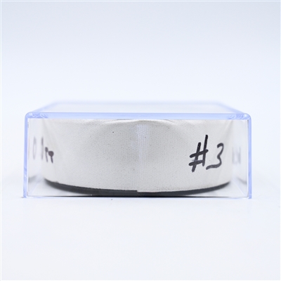 Tom Wilson - Washington Capitals - Goal Puck - March 3, 2025 vs. Ottawa Senators (Capitals' 50th Anniversary Logo)