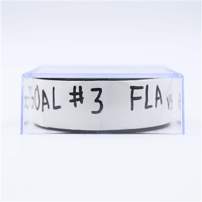 Tom Wilson - Washington Capitals - Goal Puck - February 4, 2025 vs. Florida Panthers (Capitals' 50th Anniversary Logo)