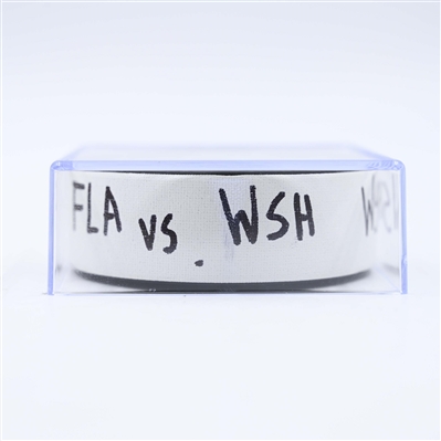 Tom Wilson - Washington Capitals - Goal Puck - February 4, 2025 vs. Florida Panthers (Capitals' 50th Anniversary Logo)