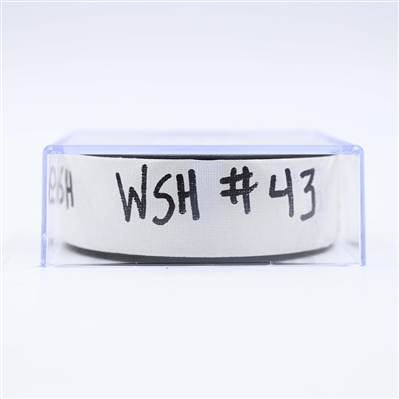 Tom Wilson - Washington Capitals - Goal Puck - February 4, 2025 vs. Florida Panthers (Capitals' 50th Anniversary Logo)