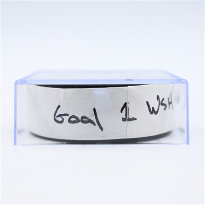 Tom Wilson - Washington Capitals - Goal Puck - February 9, 2025 vs. Utah Hockey Club (Capitals' 50th Anniversary Logo)