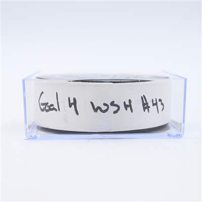 Tom Wilson - Washington Capitals - Goal Puck - February 9, 2025 vs. Utah Hockey Club (Capitals' 50th Anniversary Logo)