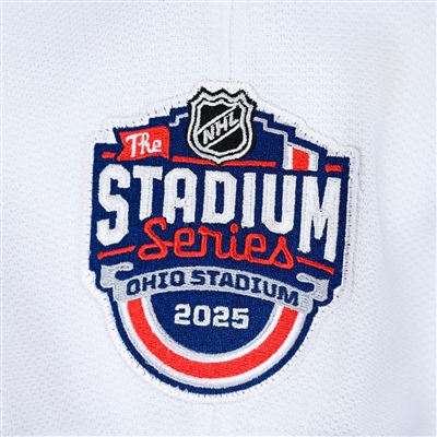 Jake Christiansen - White Practice-Worn Jersey - 2025 Stadium Series