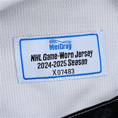 Justin Danforth - White Practice-Worn Jersey - 2025 Stadium Series