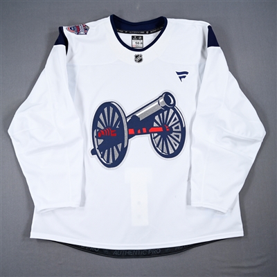 Mathieu Olivier - White Practice-Worn Jersey - 2025 Stadium Series