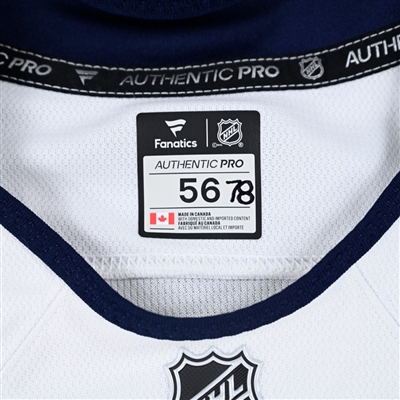 Damon Severson - White Practice-Worn Jersey - 2025 Stadium Series