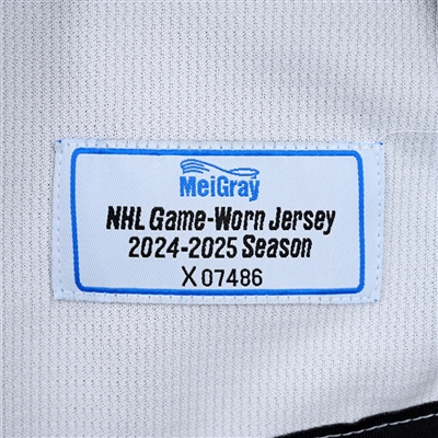 Zach Werenski - White Practice-Worn Jersey - 2025 Stadium Series