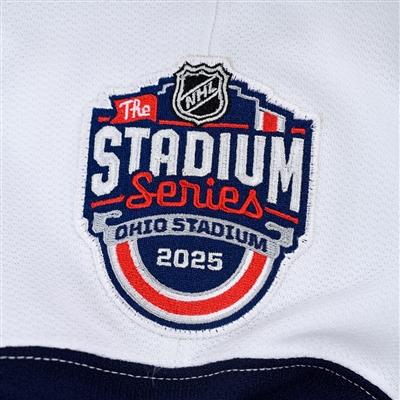 Dante Fabbro - White Practice-Worn Jersey - 2025 Stadium Series