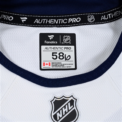 Dmitri Voronkov - White Practice-Worn Jersey - 2025 Stadium Series