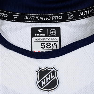 Adam Fantilli - White Practice-Worn Jersey - 2025 Stadium Series