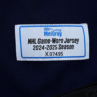 Denton Mateychuk - Navy Practice-Worn Jersey - 2025 Stadium Series