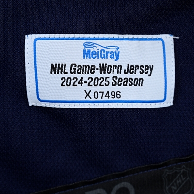 Mikael Pyyhtia - Navy Practice-Worn Jersey - 2025 Stadium Series