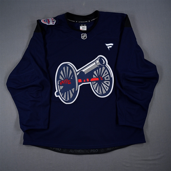 James van Riemsdyk - Navy Practice-Worn Jersey - 2025 Stadium Series