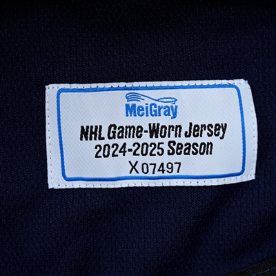 James van Riemsdyk - Navy Practice-Worn Jersey - 2025 Stadium Series