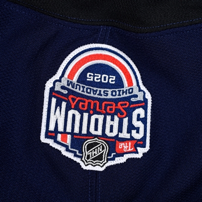 Daniil Tarasov - Navy Practice-Worn Jersey - 2025 Stadium Series