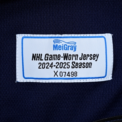 Daniil Tarasov - Navy Practice-Worn Jersey - 2025 Stadium Series