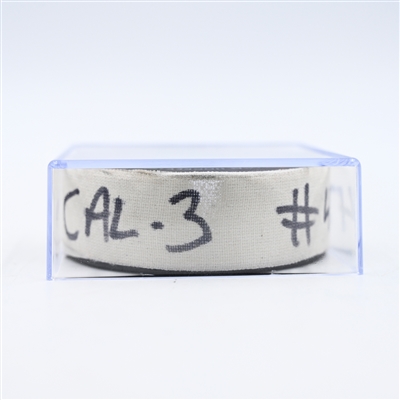 Connor Zary - Calgary Flames - Goal Puck - March 4, 2025 vs. Philadelphia Flyers (Flyers Logo)