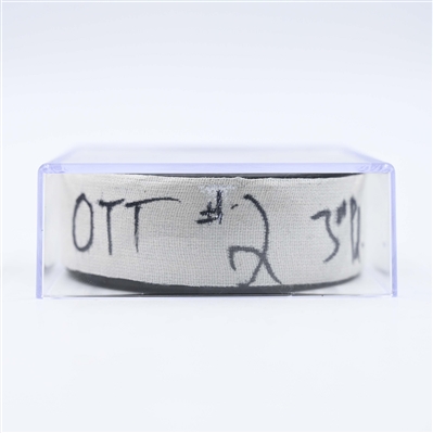 Artem Zub - Ottawa Senators - Goal Puck - January 19, 2025 vs. New Jersey Devils (Devils Logo)