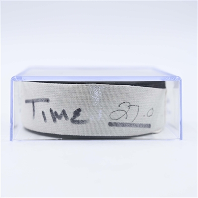 Mats Zuccarello - Minnesota Wild - Goal Puck - January 25, 2025 vs. Calgary Flames (Wild Logo)